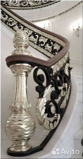 Кованые перила для лестниц