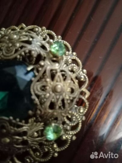 Брошь винтажная чехия