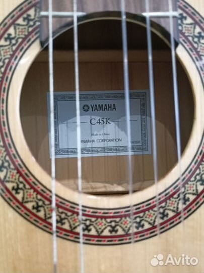 Гитара yamaha c 45k