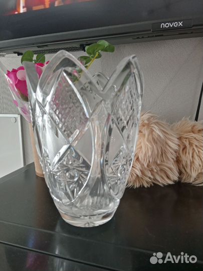 Ваза хрусталь