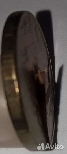 Монета 10 р. 2019года.брак