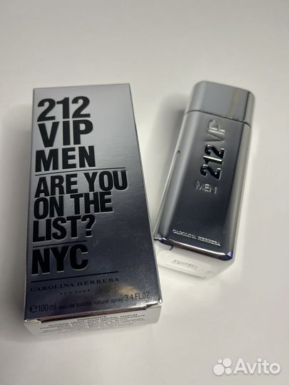 Туалетная вода 212 VIP Men Carolina Herrera 100мл