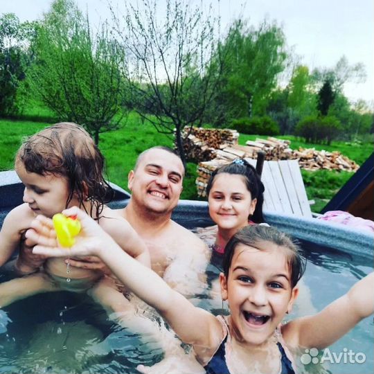 Купель с подогревом, массажем и подсветкой D4553C