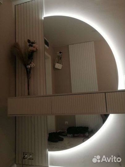 Зеркало полукруглое
