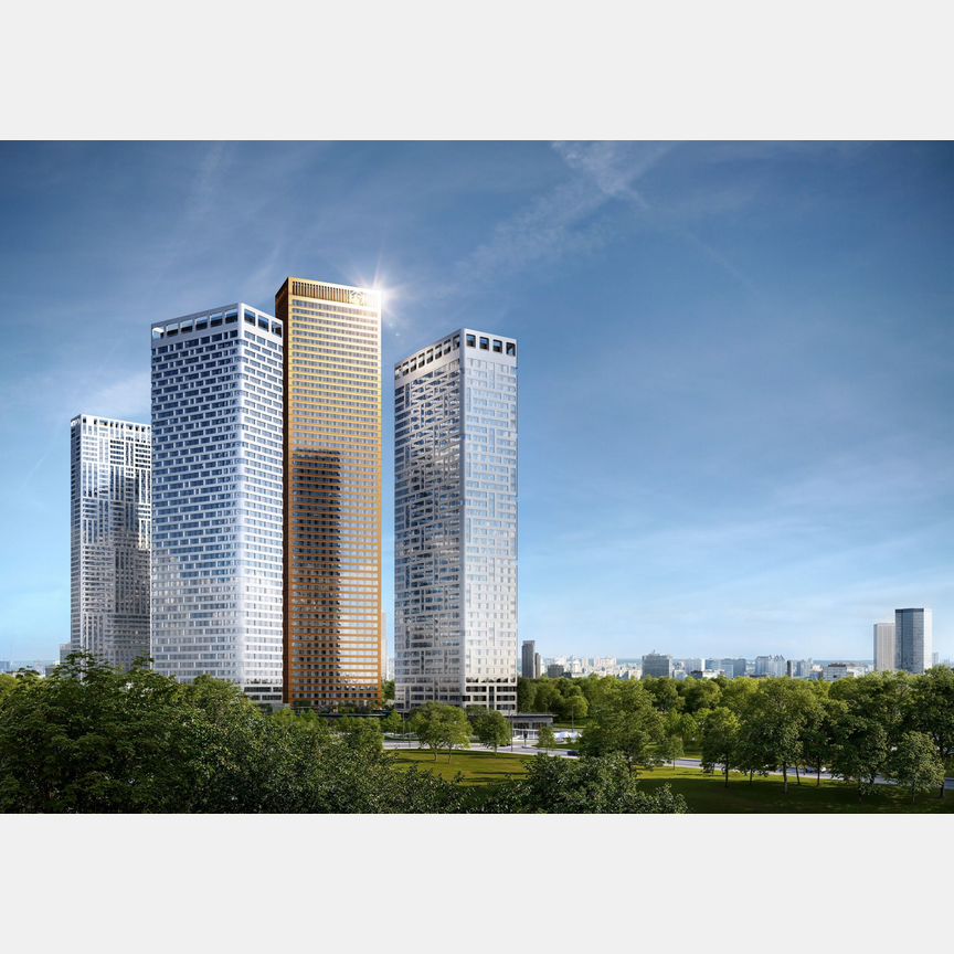 1-к. квартира, 60,5 м², 53/53 эт.