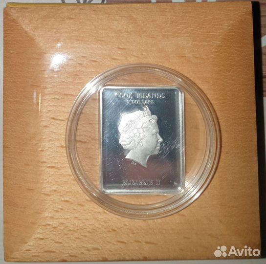 5 долларов 2011 г. О-ва Кука Св.Князь Олег Серебро