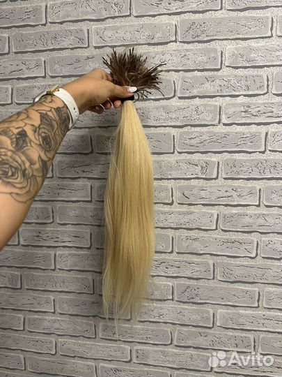 Волосы для наращивания 60 см бу