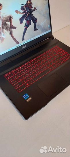 Игровой ноутбук msi rtx 3060 16gb i7-12650