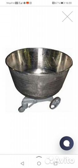 Дижа для тестомеса нержавейка