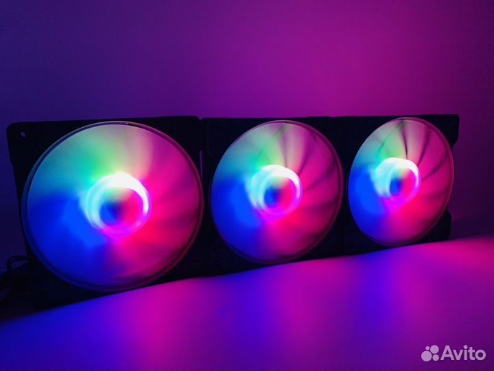 Корпусные вентиляторы с RGB подсветкой 120мм