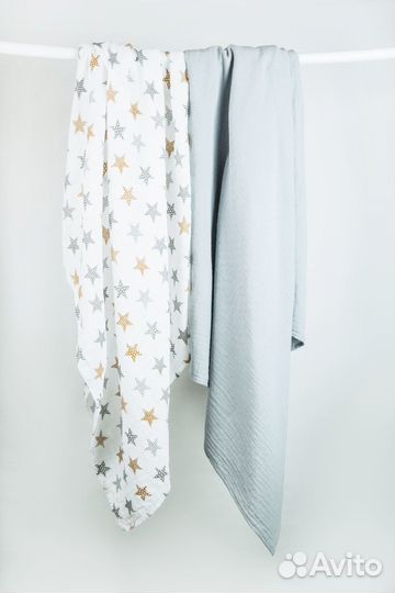 Пелёнки из муслина для самых маленьких )