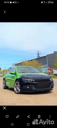 Бампер передний volkswagen scirocco