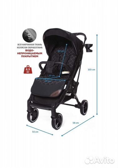 Коляска Dearest 819 plus новая