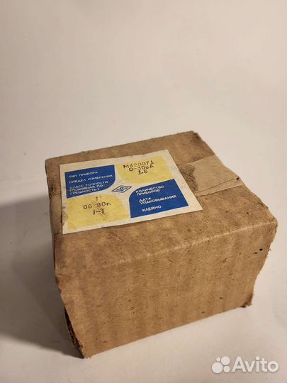 Микроамперметр М42007, 0-30 мА