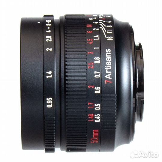 Объектив 7artisans 50mm F0.95 micro 4/3, черный