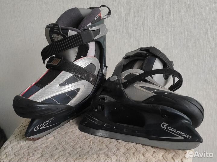 Коньки детские раздвижные р32-35