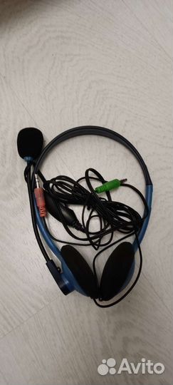 Аудио гарнитура проводная для компьютера