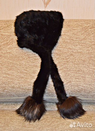 Капор женский меховой зимний