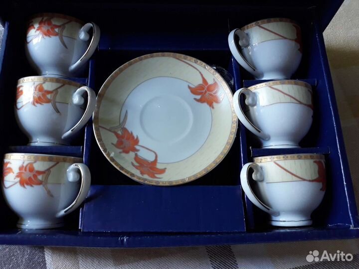 Кофейный сервиз новый (2 разных )