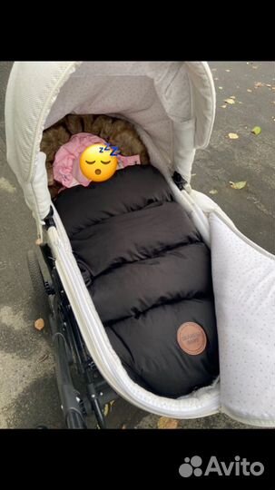 Зимний конверт в коляску