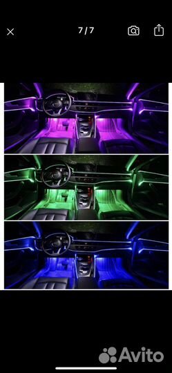 Освещение авто оптоволоконная нить