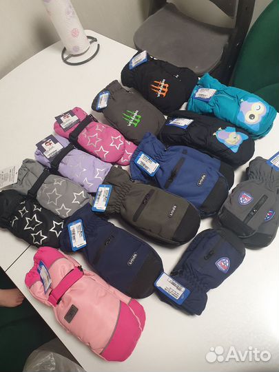 Варежки краги зимние детские