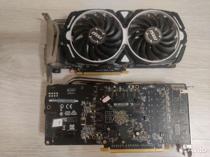 Видеокарты RX 580 8 gb AMD XFX