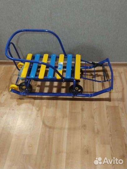 Детские санки с колесами