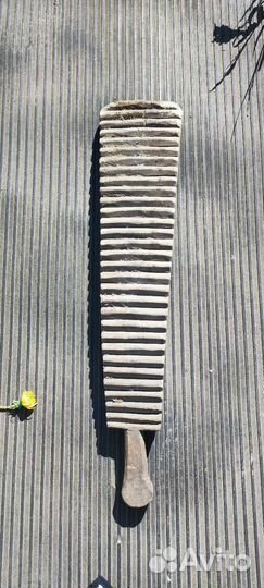 Рубель старинный, доска для глажки белья