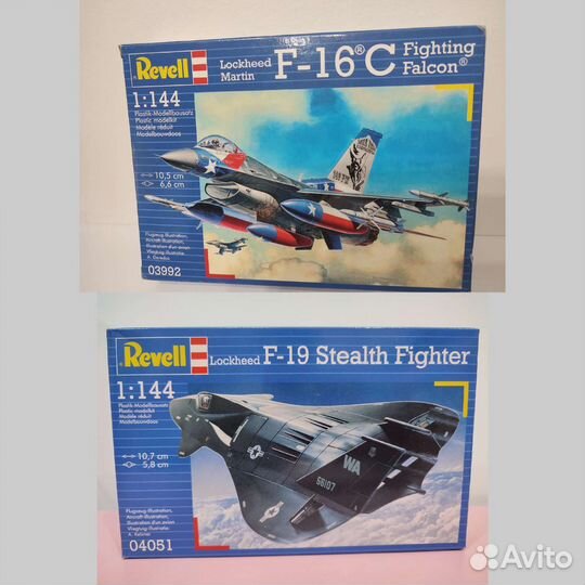 Сборные модели военных самолетов Revell 1/144