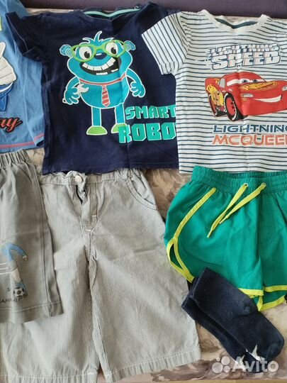 Детские вещи пакетом на мальчика р-р 92 19шт