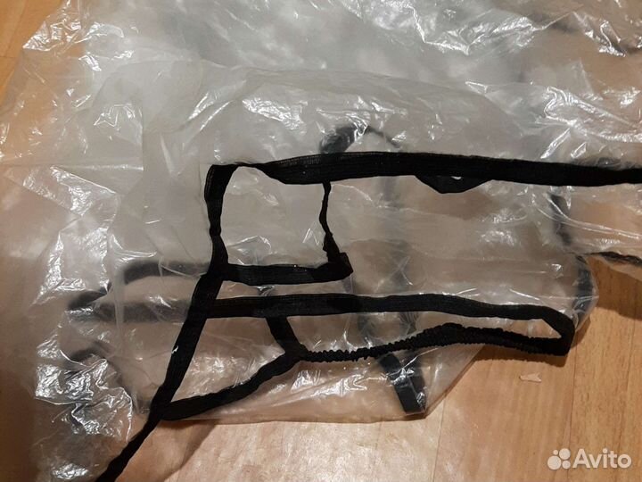 Плотный дождевик на коляску