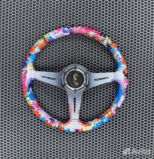 Спортивный руль momo 