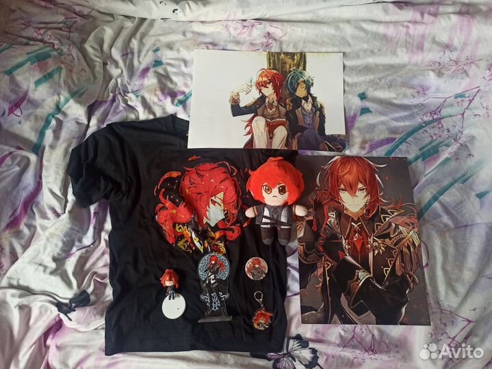 Мерч набор Дилюк Genshin impact