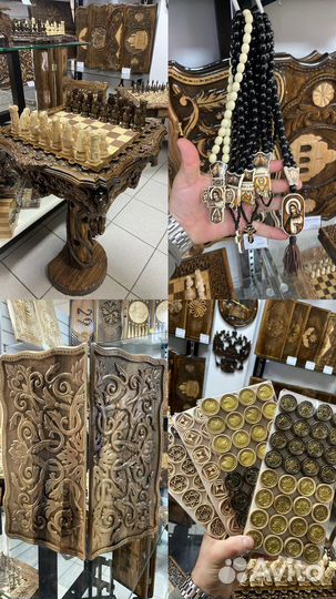 Нарды, шахматы, шашки, четки, сувениры