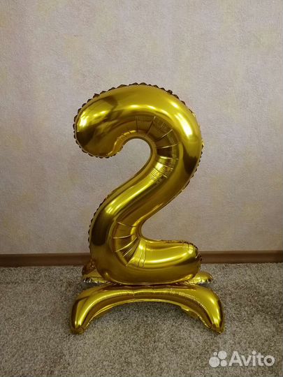 Воздушные шарики цифра