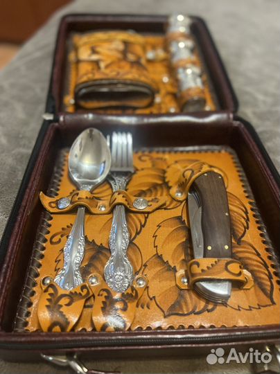 Подарочный набор с фляжкой и рюмками