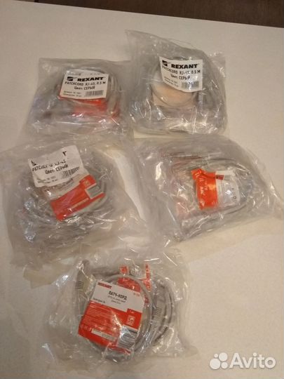 Патч-корд UTP RJ-45 литой серый длина 0,5м