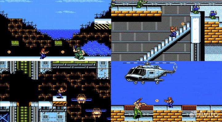 Игра Contra Force для Dendy