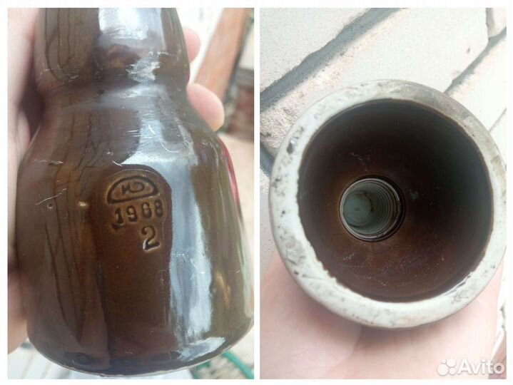 Изолятор СССР керамический и стеклянный 1963-1978г