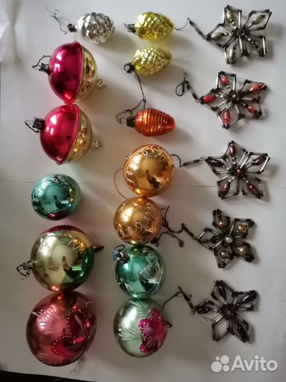 Елочные игрушки СССР 1950-1960 гг
