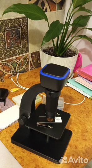 WI-FI видео микроскоп 50х-500х автономный
