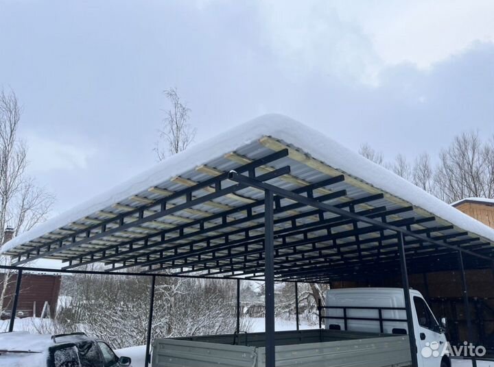 Навесы под ключ