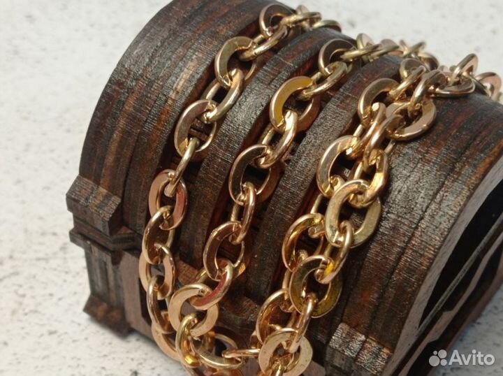 Золотая цепь 375 пробы массой 47.3 грамма(60)