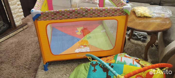 Манеж и коврик