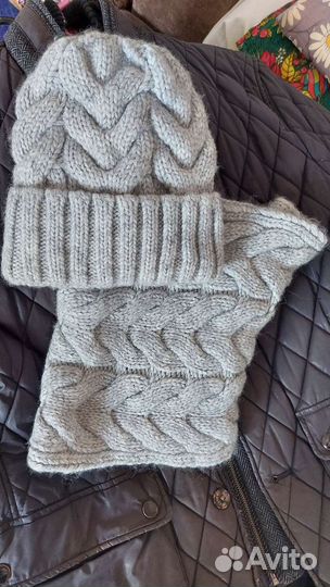 Зимняя шапка и снуд