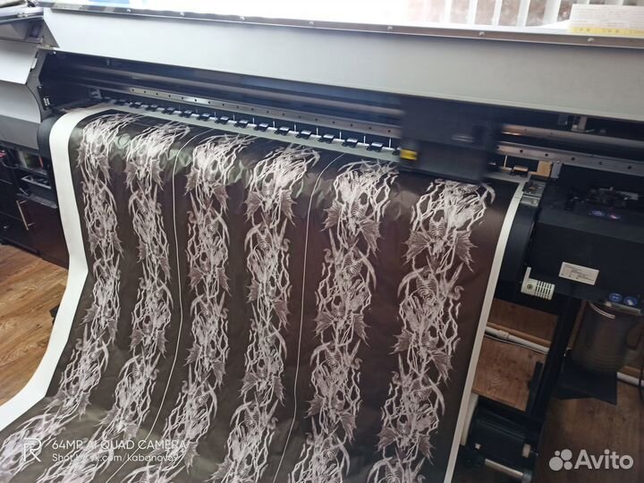 Печать на ткани от 1 метра