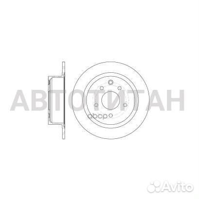 Диск тормозной avantech avantech BR3048S