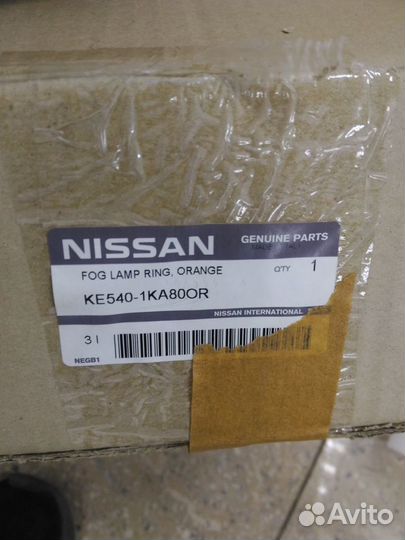 Накладки п/т фар Nissan Juke KE5401KA80OR