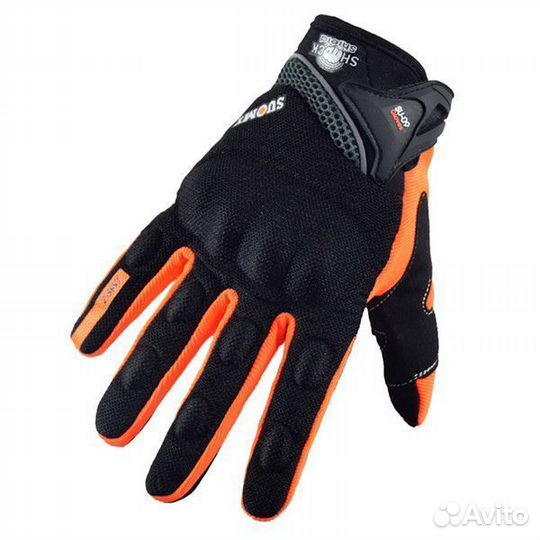 Мото перчатки Suomy SU-09 оранжевые